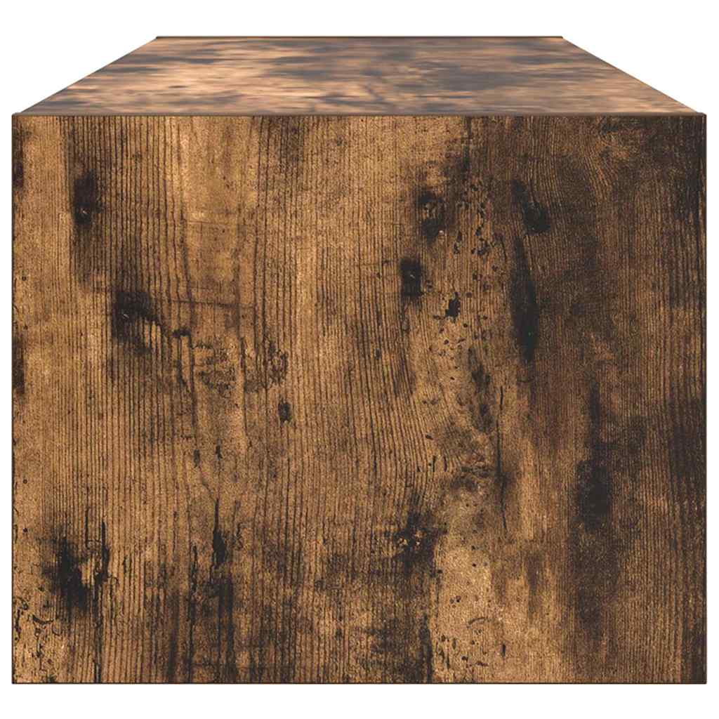 vidaXL Szafka RTV Dąb wędzony 100x31x25,5 cm Drewno klejone