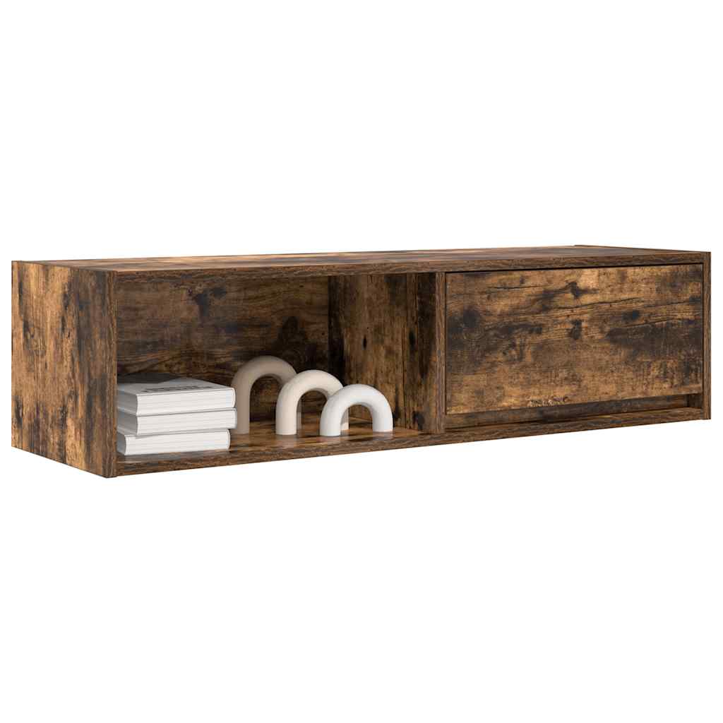 vidaXL Szafki RTV 2 szt. Dąb wędzony 100x31x25,5 cm Drewno klejone