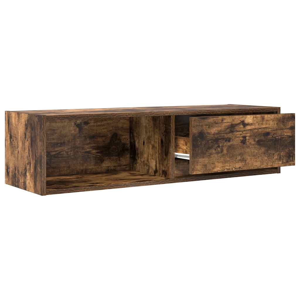 vidaXL Szafki RTV 2 szt. Dąb wędzony 100x31x25,5 cm Drewno klejone