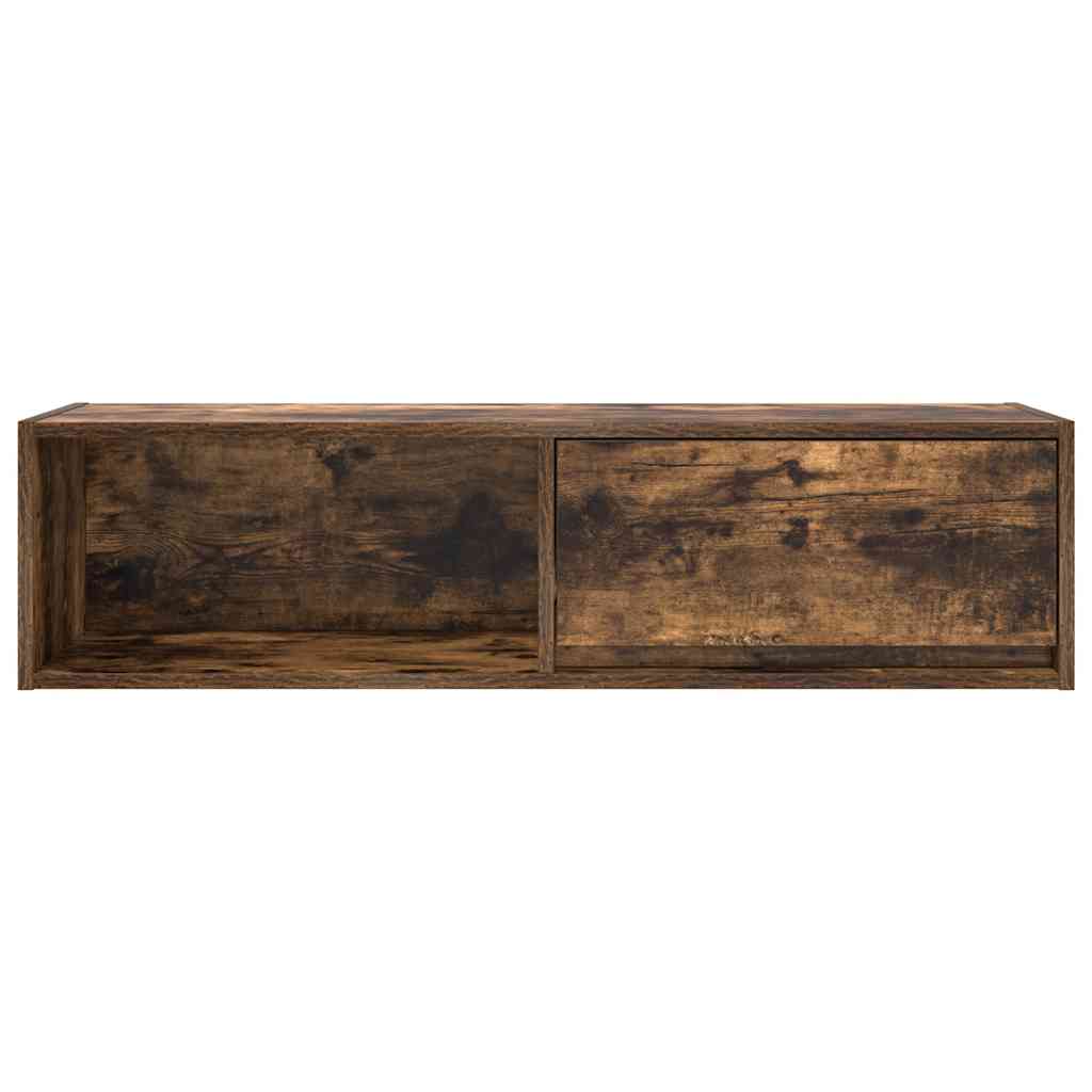 vidaXL Szafki RTV 2 szt. Dąb wędzony 100x31x25,5 cm Drewno klejone