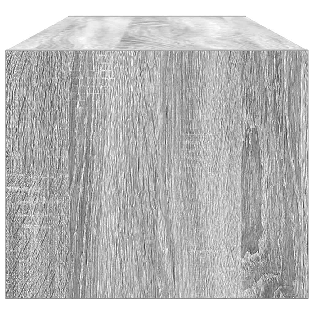 vidaXL Szafka RTV Szara Sonoma 100x31x25,5 cm Drewno klejone