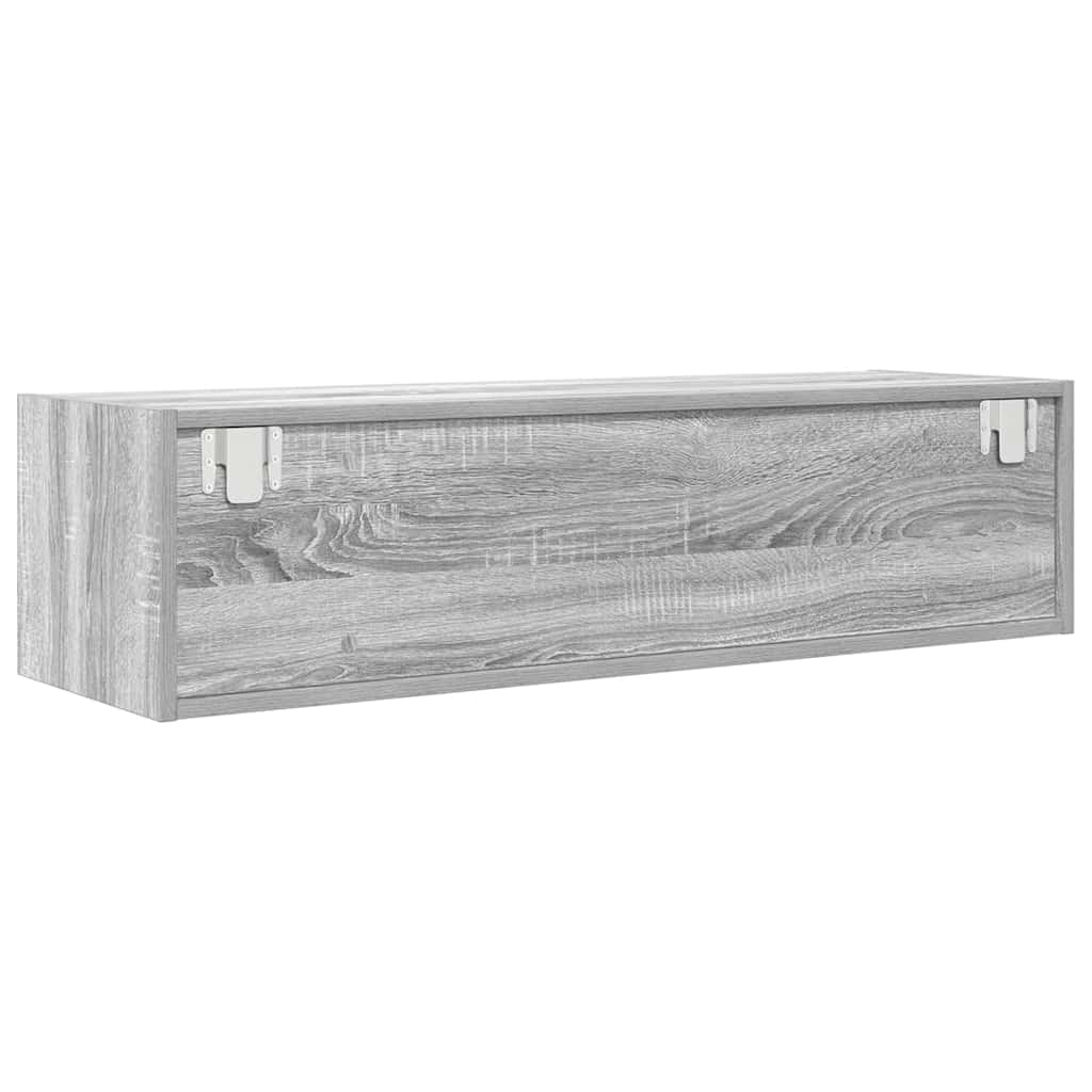 vidaXL Szafki RTV 2 szt. Szary Sonoma 100x31x25,5 cm Drewno klejone