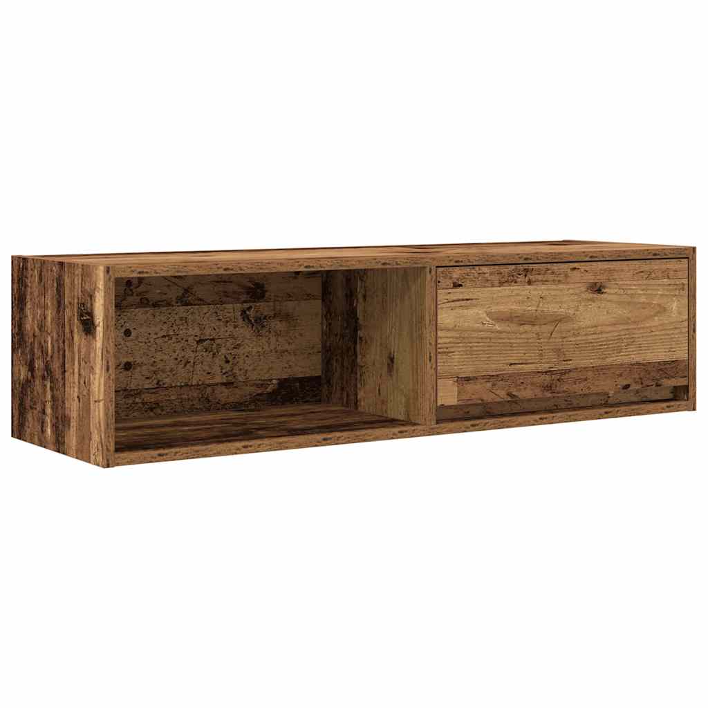 vidaXL Szafki RTV 2 szt. Stare drewno 100x31x25,5 cm Drewno klejone