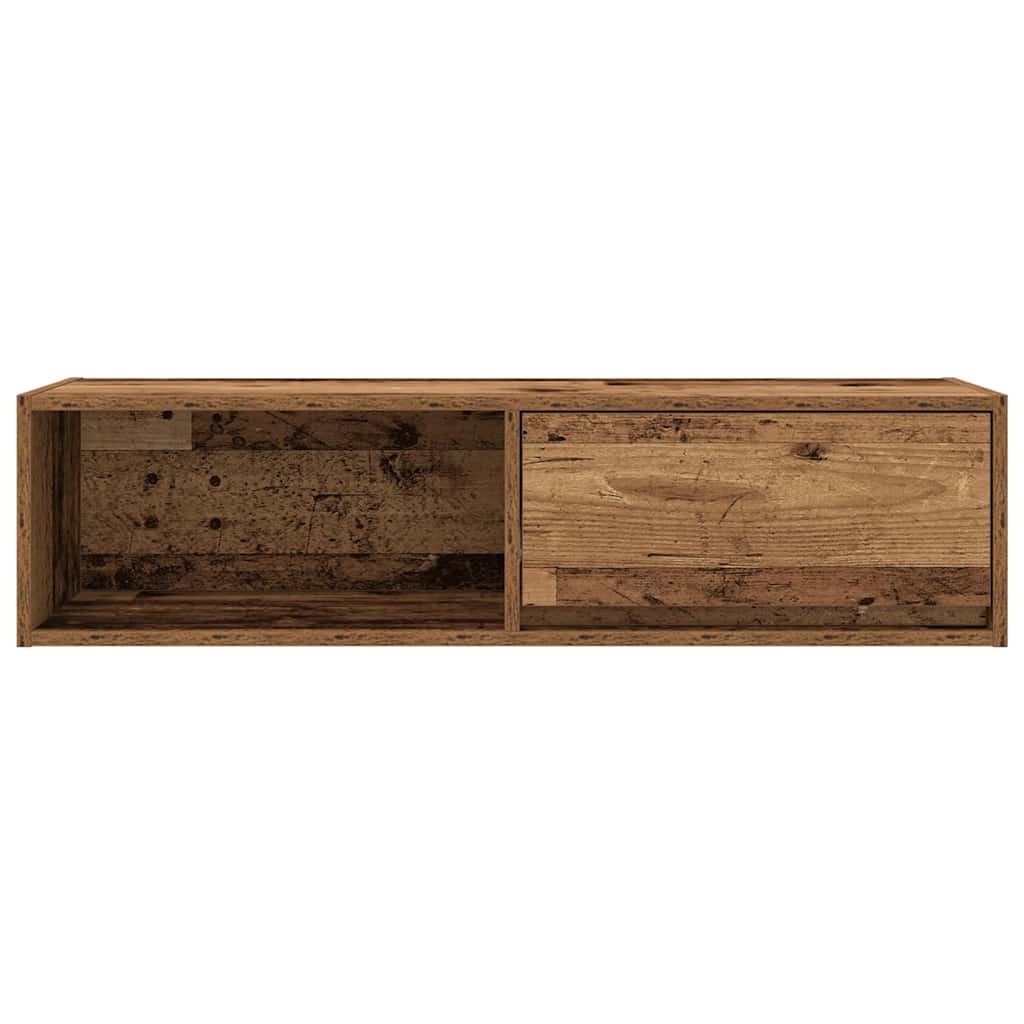 vidaXL Szafki RTV 2 szt. Stare drewno 100x31x25,5 cm Drewno klejone