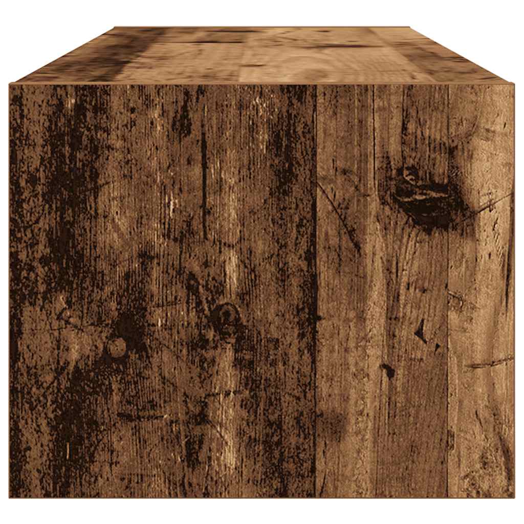 vidaXL Szafki RTV 2 szt. Stare drewno 100x31x25,5 cm Drewno klejone