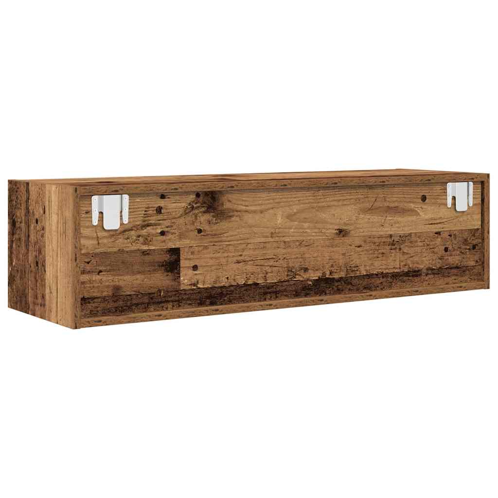 vidaXL Szafki RTV 2 szt. Stare drewno 100x31x25,5 cm Drewno klejone