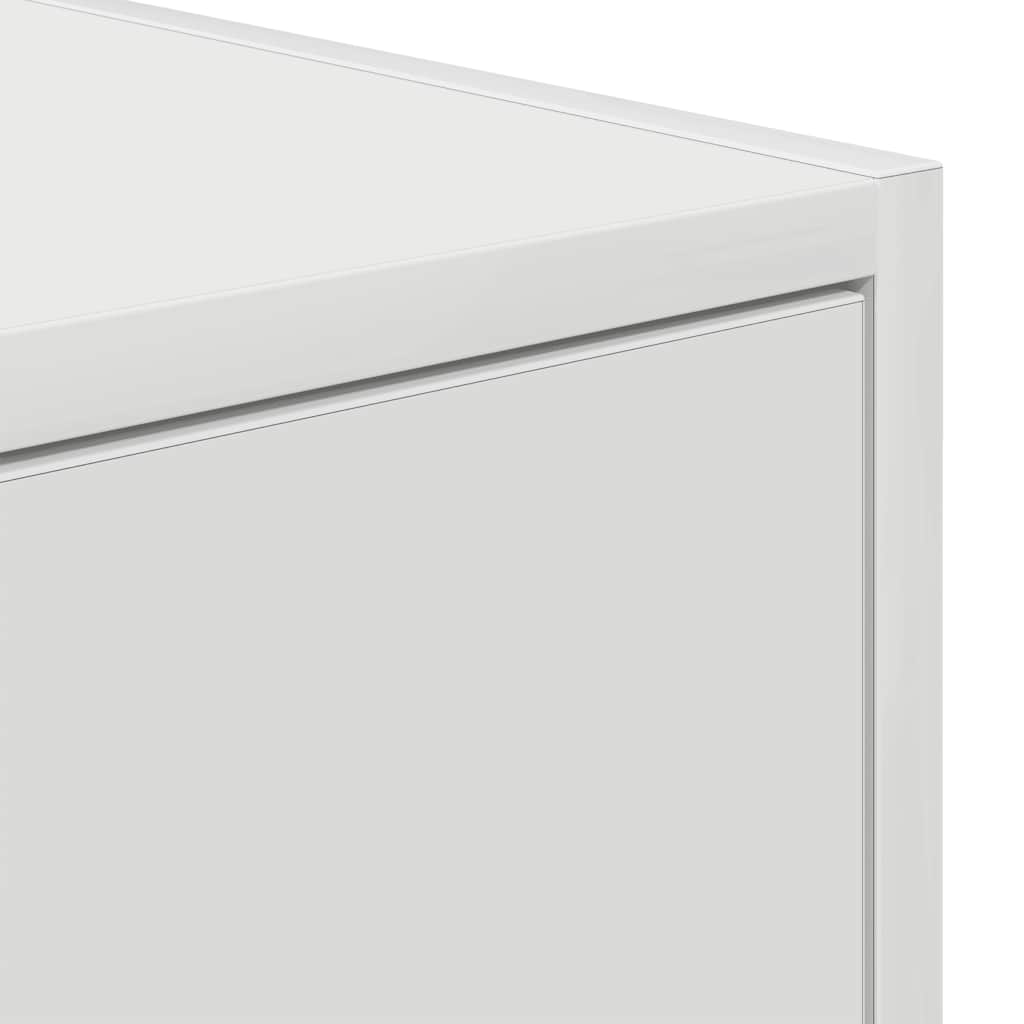vidaXL Szafka RTV Biała 60x31x25,5 cm Drewno klejone