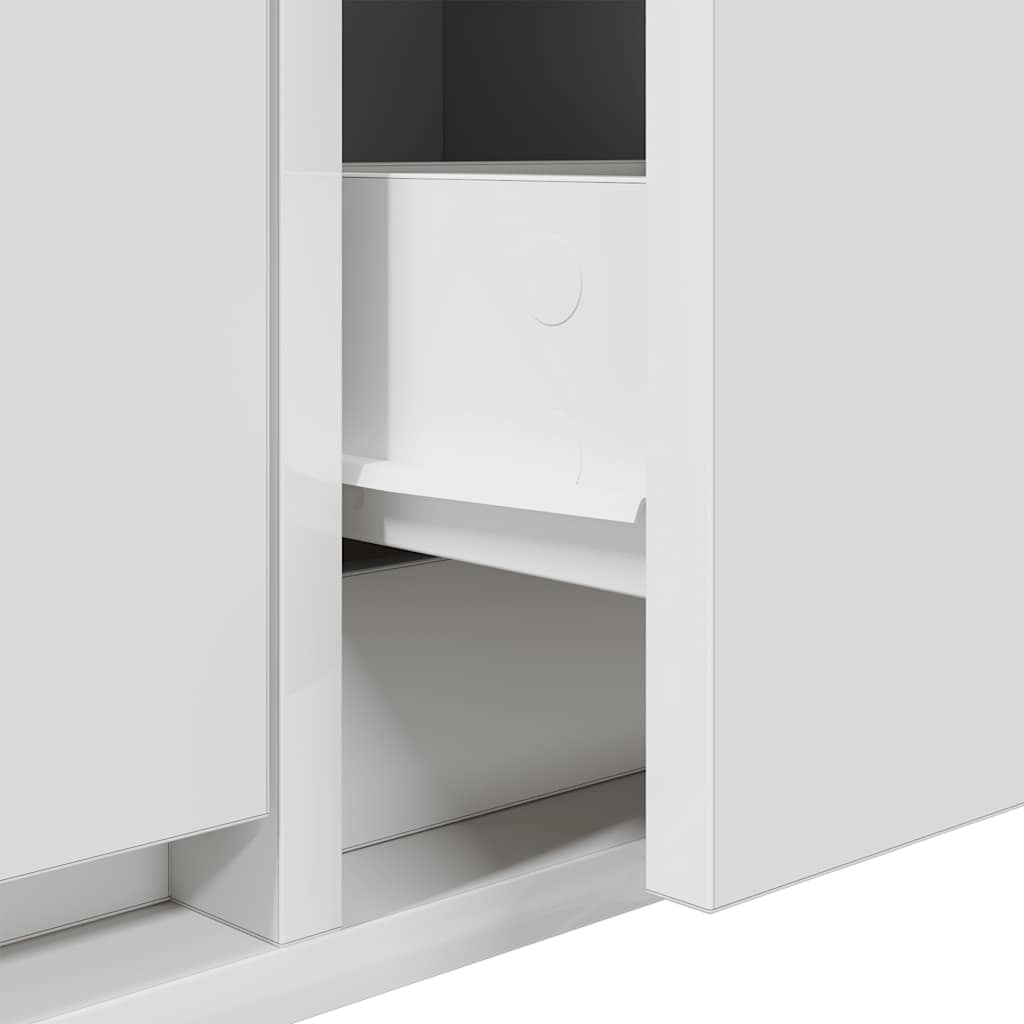 vidaXL Szafki RTV 2 szt. Białe 60x31x25,5 cm Drewno klejone