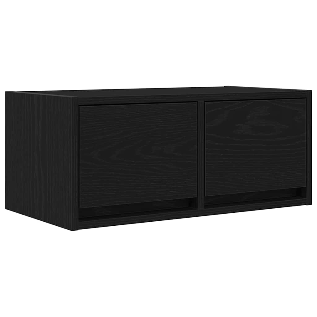 vidaXL Szafki RTV 2 szt. Dąb czarny 60x31x25,5 cm Drewno klejone