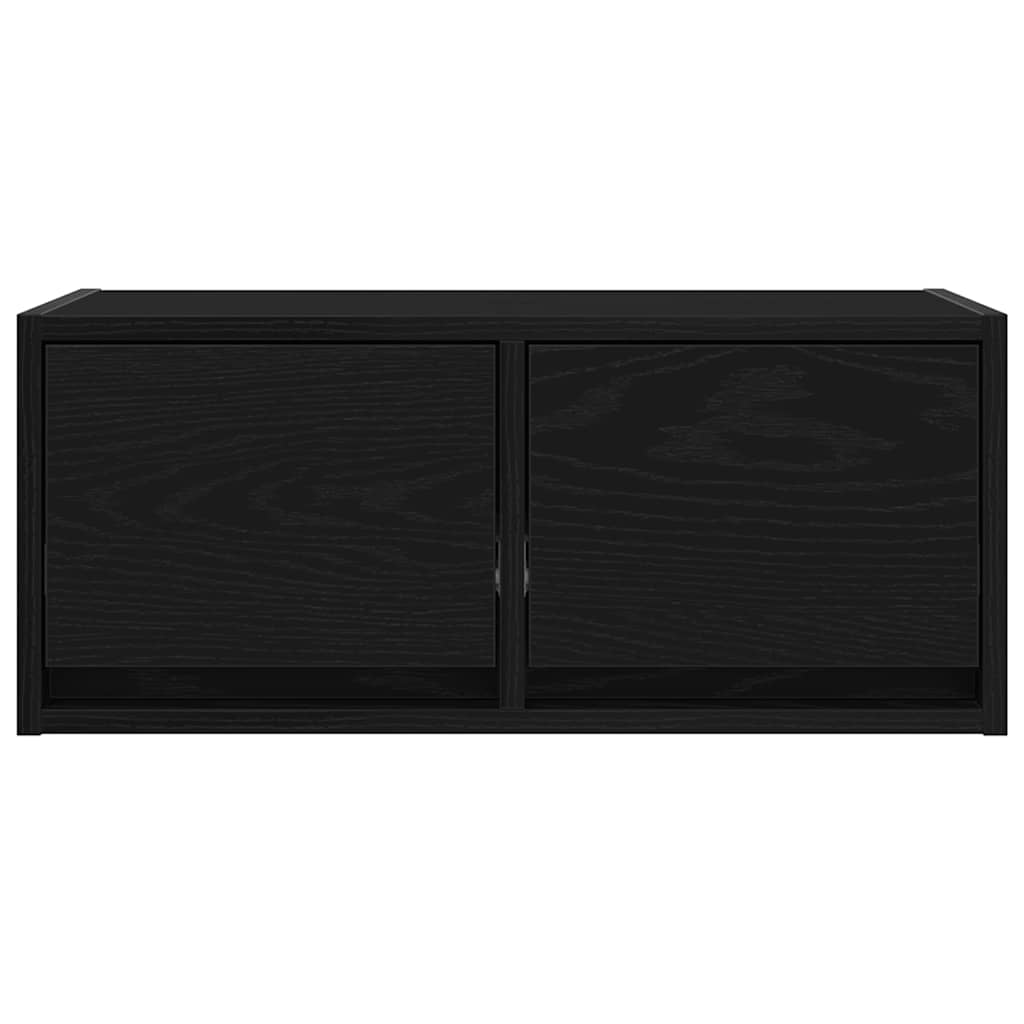 vidaXL Szafki RTV 2 szt. Dąb czarny 60x31x25,5 cm Drewno klejone