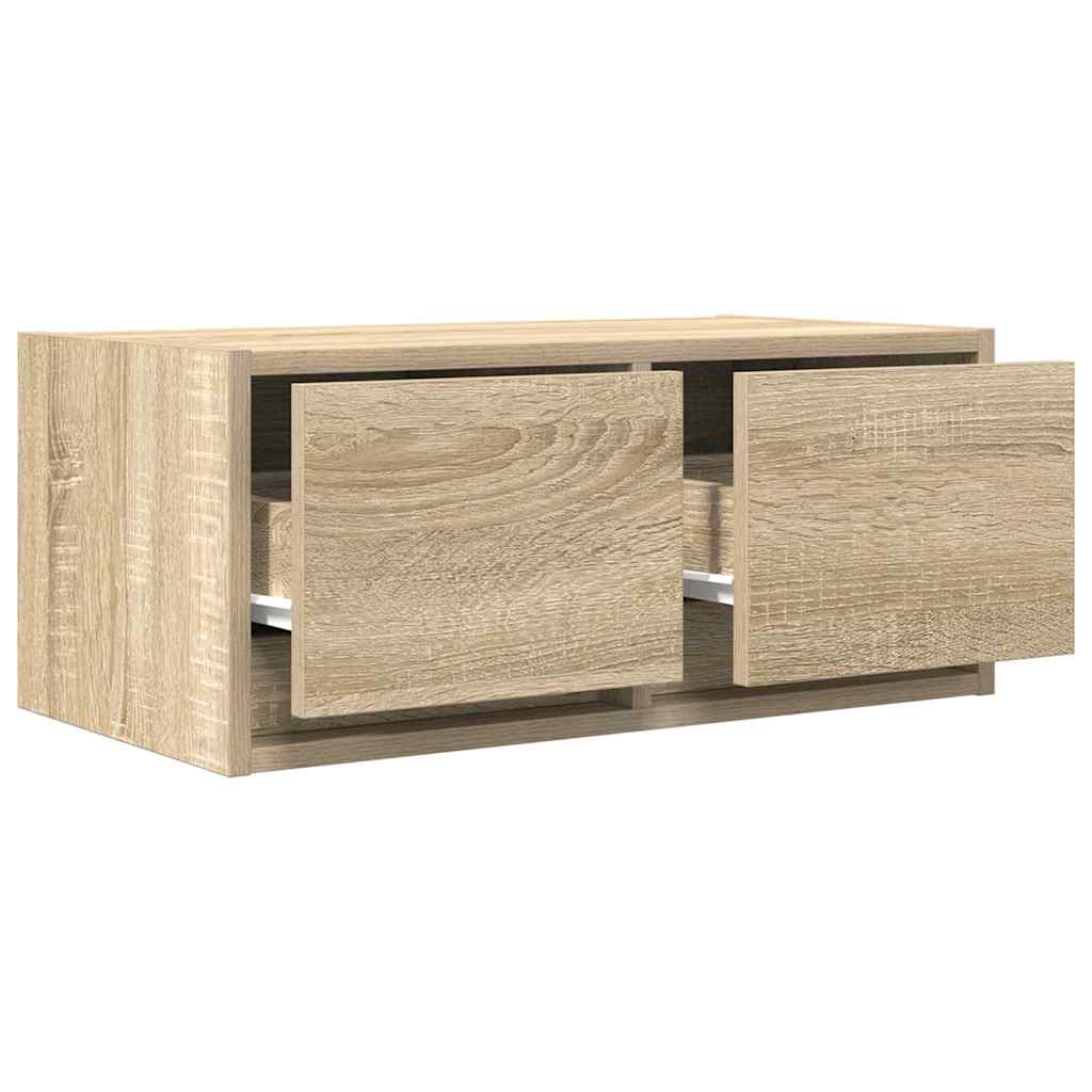 vidaXL Szafki RTV 2 szt. Dąb Sonoma 60x31x25,5 cm Drewno klejone