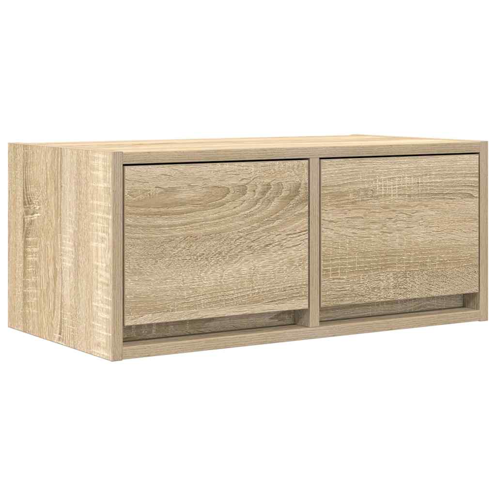 vidaXL Szafki RTV 2 szt. Dąb Sonoma 60x31x25,5 cm Drewno klejone