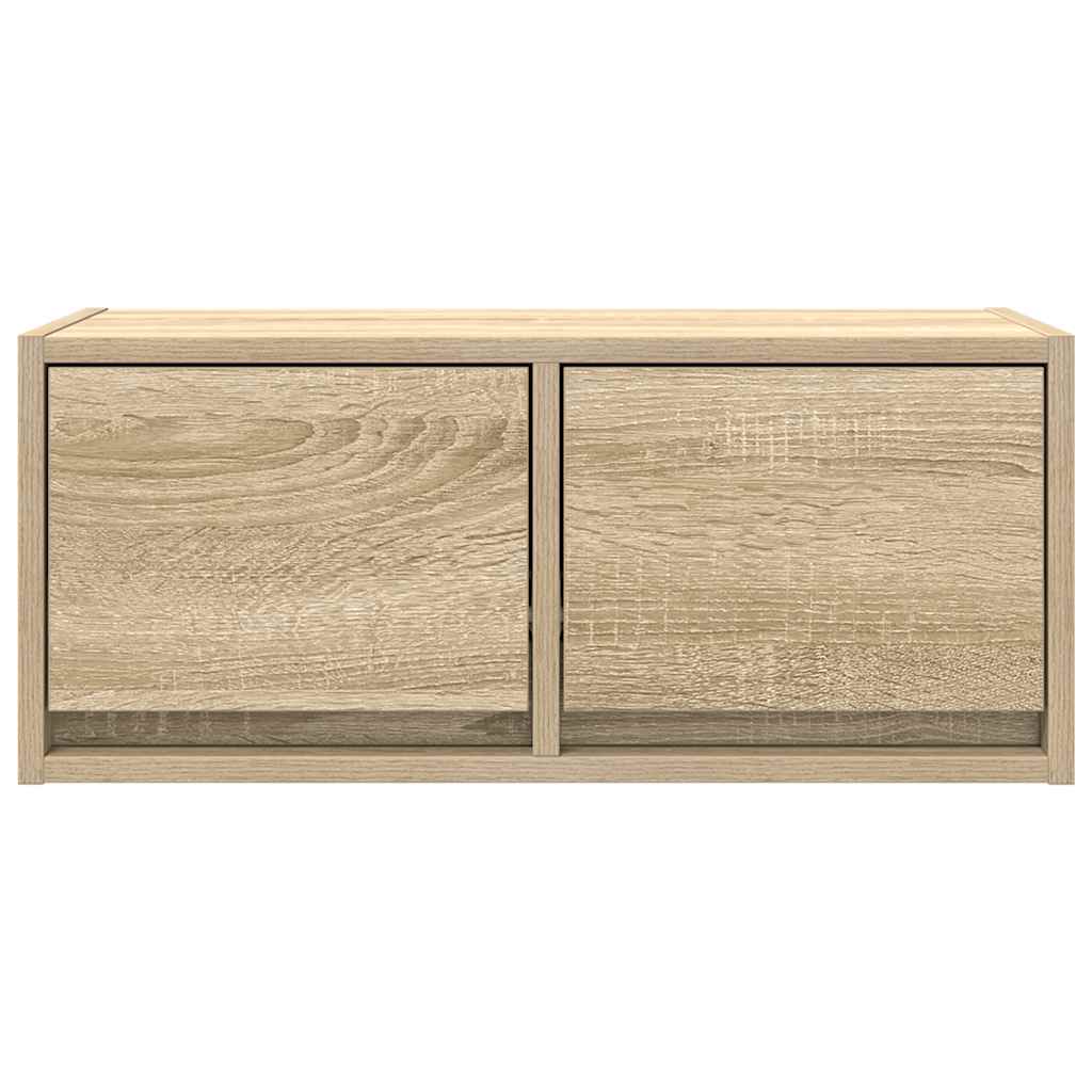 vidaXL Szafki RTV 2 szt. Dąb Sonoma 60x31x25,5 cm Drewno klejone