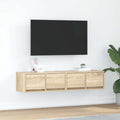vidaXL Szafki RTV 2 szt. Dąb Sonoma 60x31x25,5 cm Drewno klejone