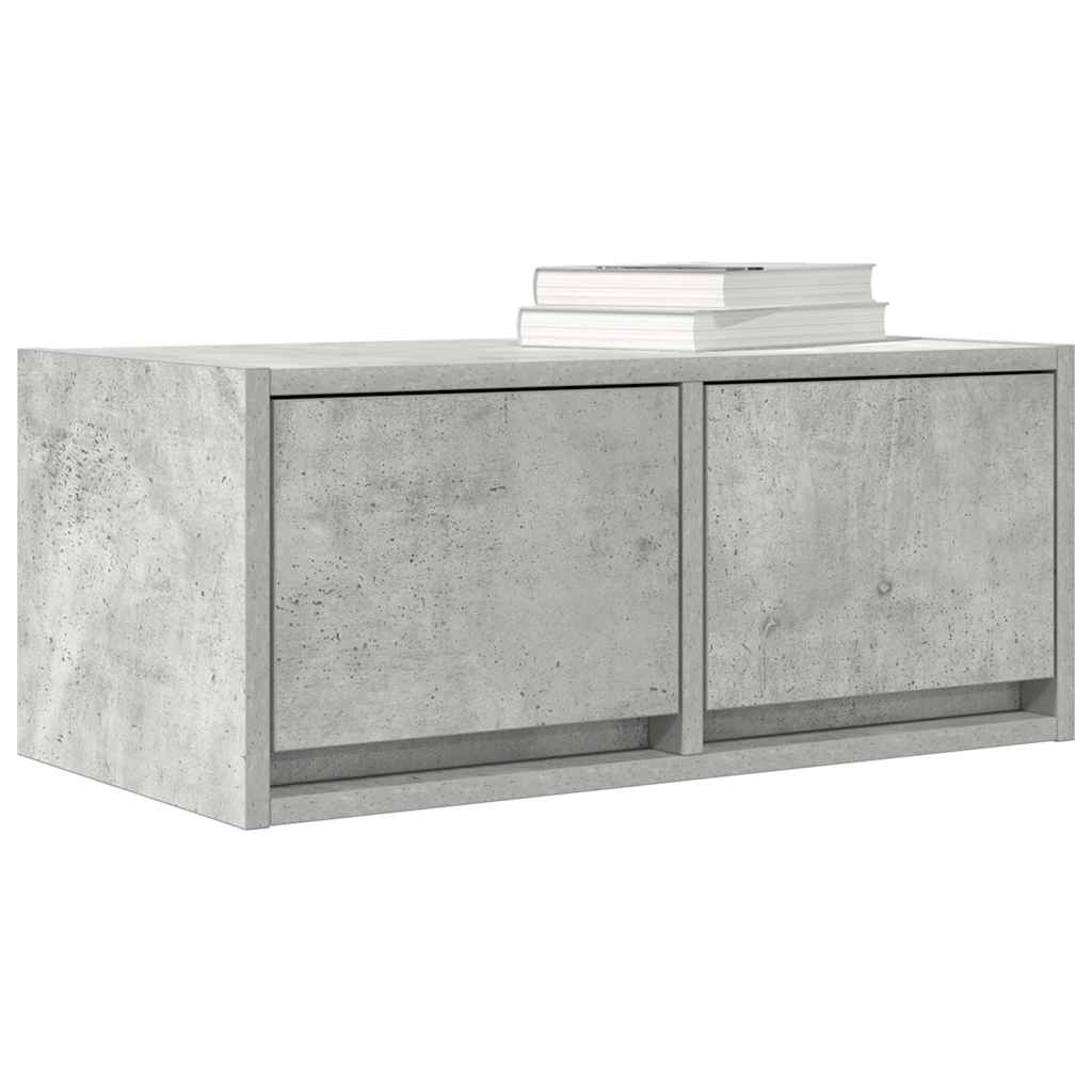 vidaXL Szafka RTV Beton Szary 60x31x25,5 cm Drewno klejone