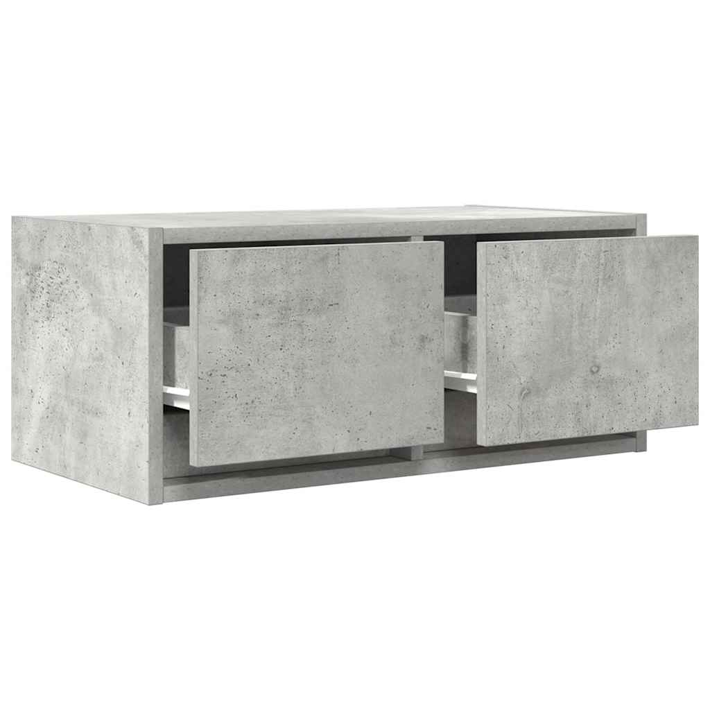 vidaXL Szafka RTV Beton Szary 60x31x25,5 cm Drewno klejone