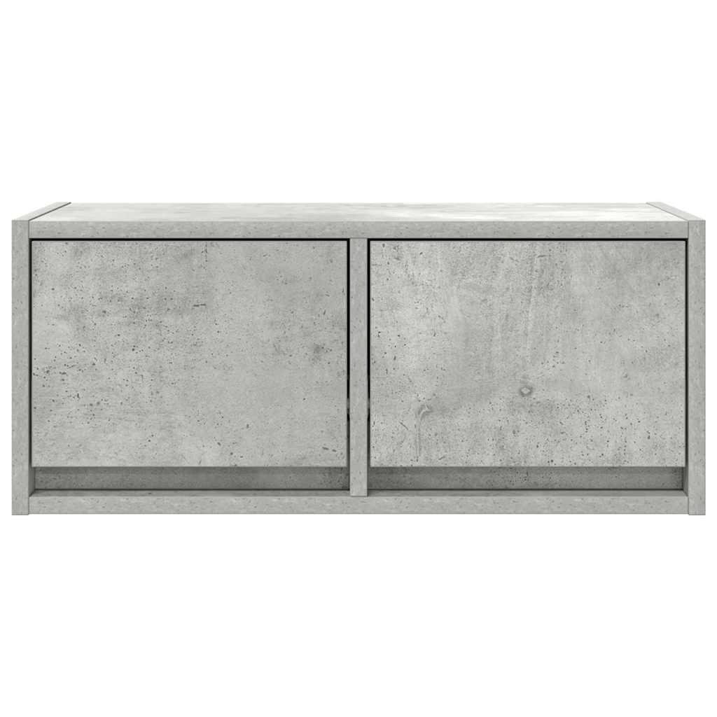 vidaXL Szafka RTV Beton Szary 60x31x25,5 cm Drewno klejone