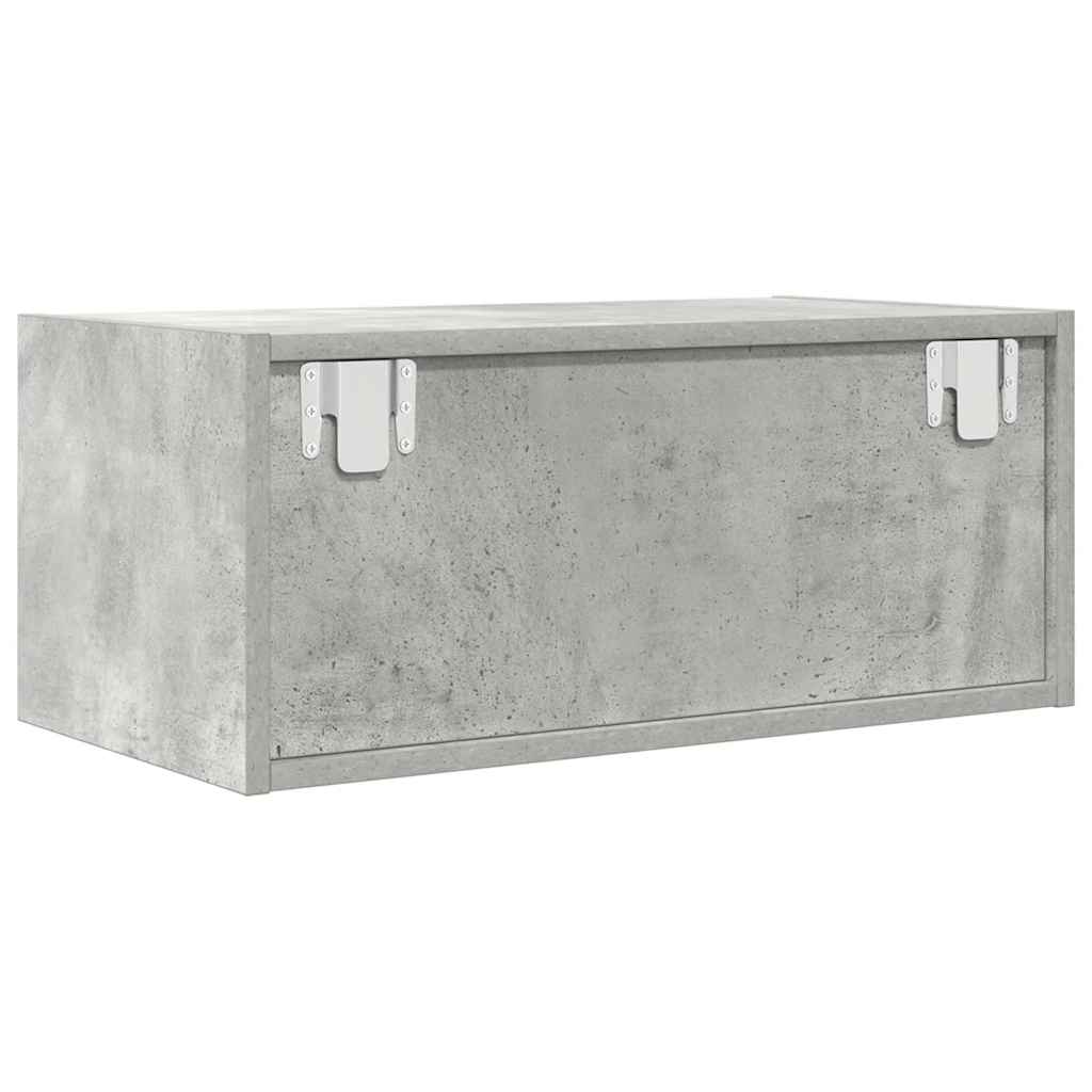 vidaXL Szafka RTV Beton Szary 60x31x25,5 cm Drewno klejone