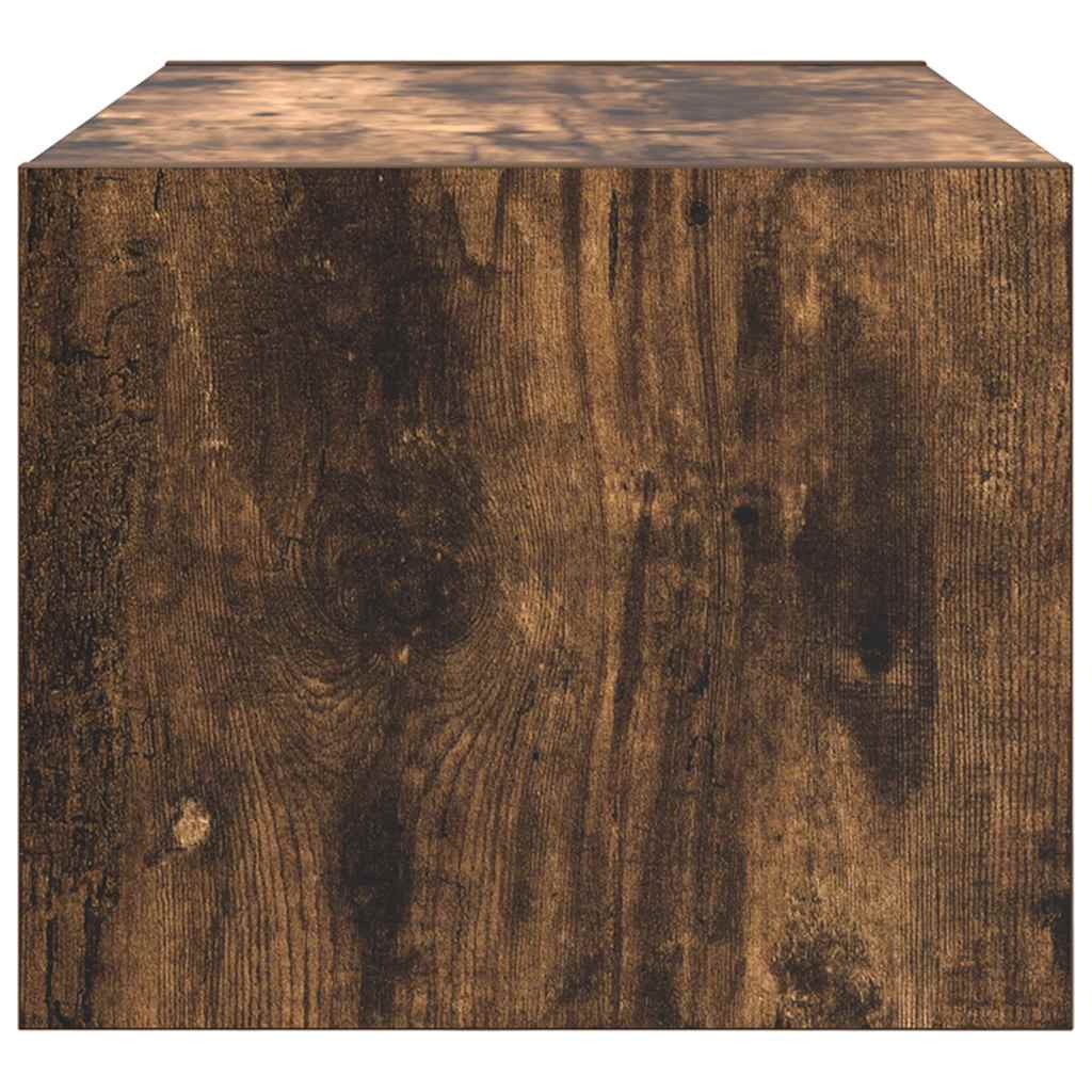 vidaXL Szafki RTV 2 szt. Dąb wędzony 60x31x25,5 cm Drewno klejone