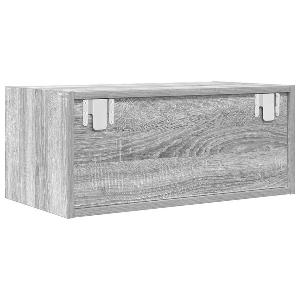 vidaXL Szafka RTV Szara Sonoma 60x31x25,5 cm Drewno klejone