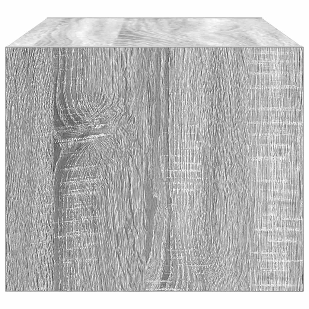 vidaXL Szafki RTV 2 szt. Szary Sonoma 60x31x25,5 cm Drewno klejone