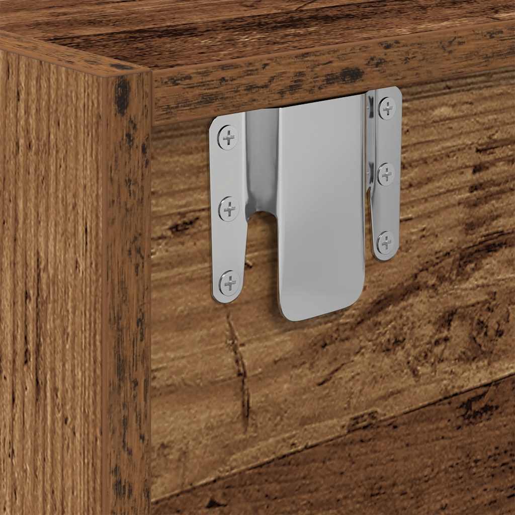 vidaXL Szafka RTV Stare drewno 60x31x25,5 cm Drewno klejone
