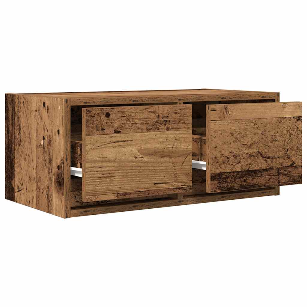 vidaXL Szafki RTV 2 szt. Stare drewno 60x31x25,5 cm Drewno klejone