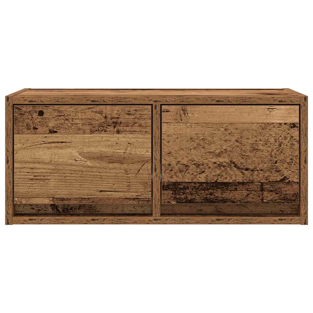 vidaXL Szafki RTV 2 szt. Stare drewno 60x31x25,5 cm Drewno klejone