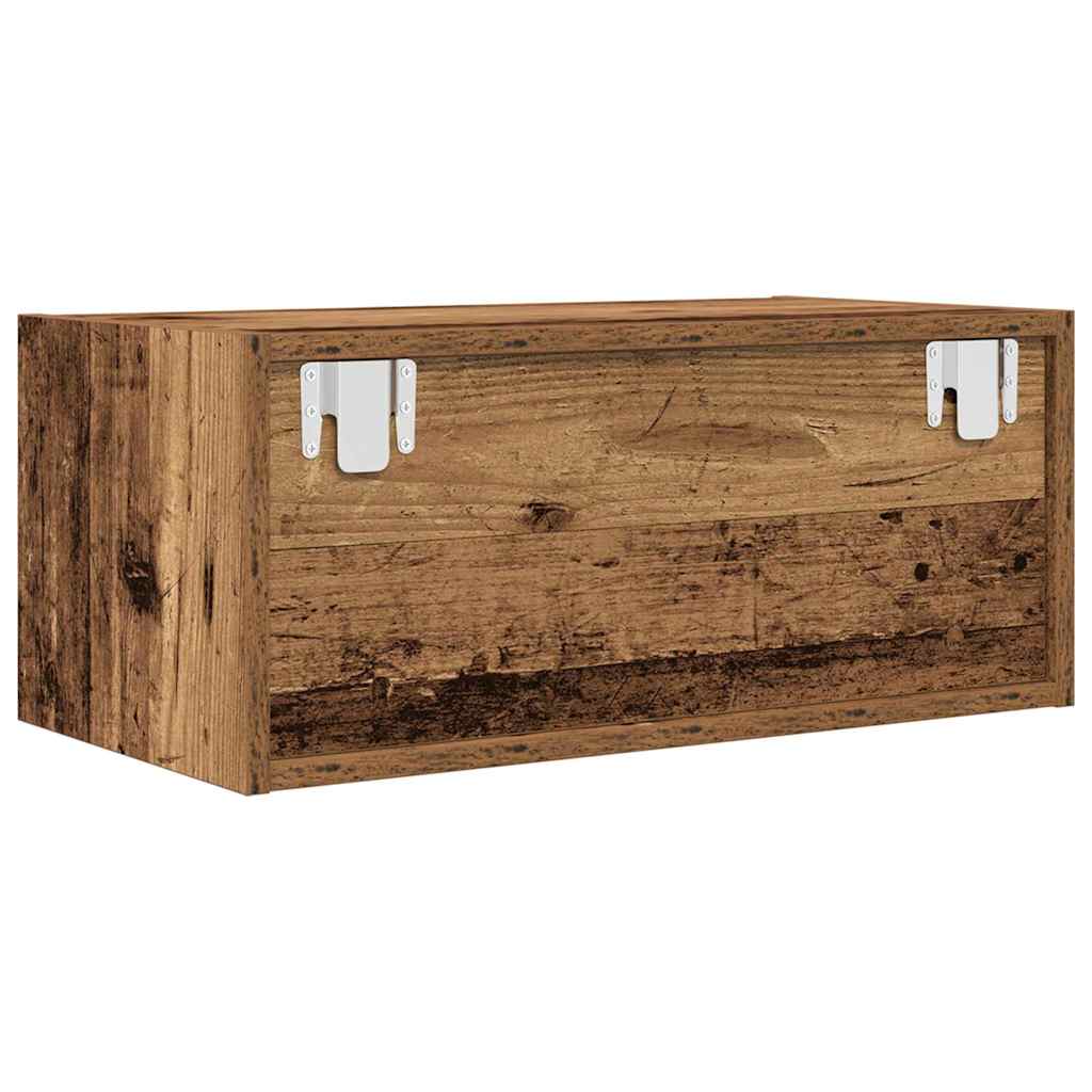vidaXL Szafki RTV 2 szt. Stare drewno 60x31x25,5 cm Drewno klejone