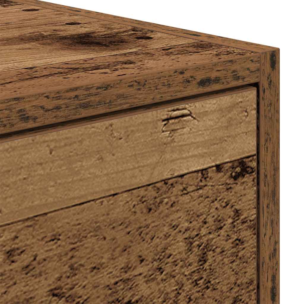 vidaXL Szafki RTV 2 szt. Stare drewno 60x31x25,5 cm Drewno klejone