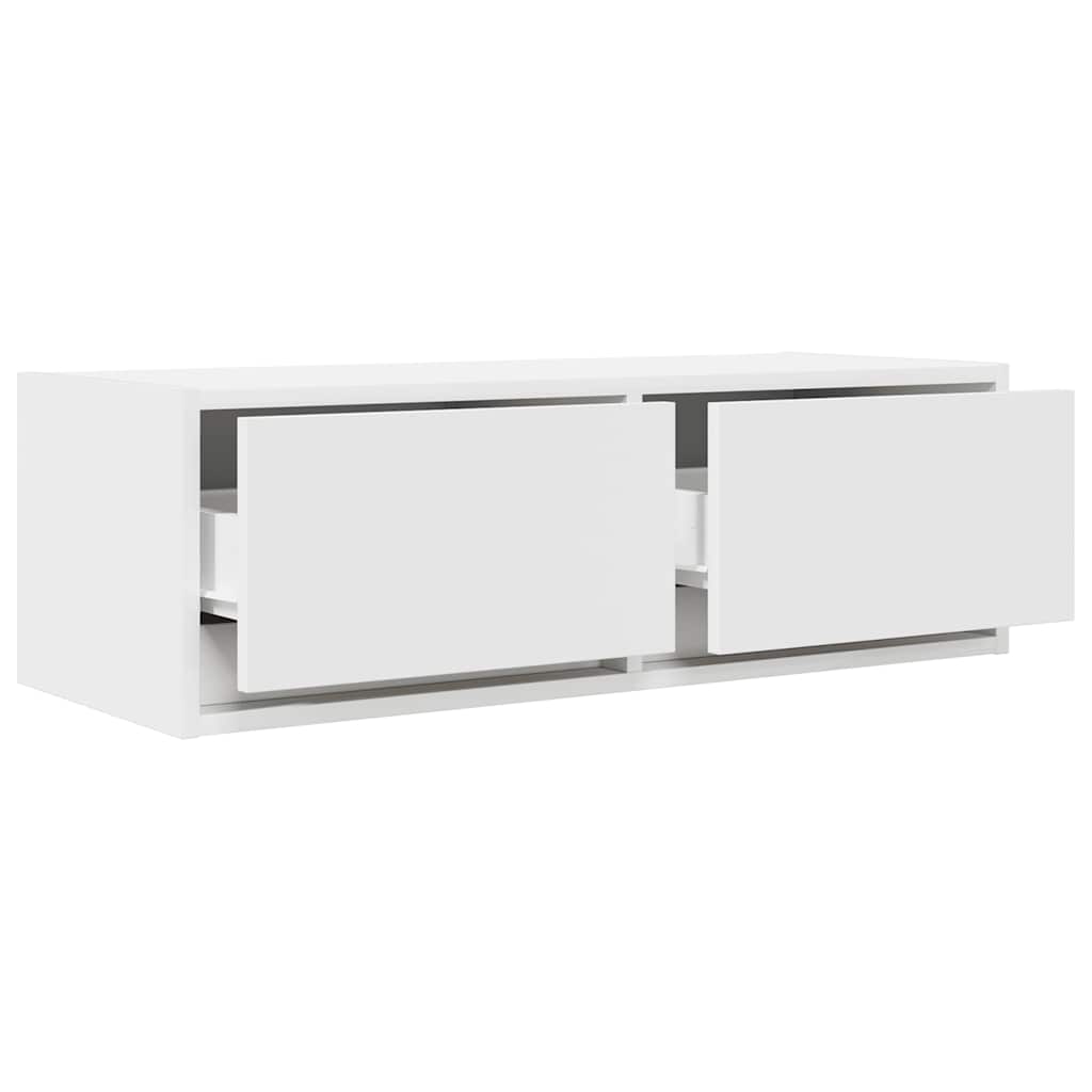 vidaXL Szafki pod TV 2 szt. Białe 80x31x25,5 cm Drewno klejone