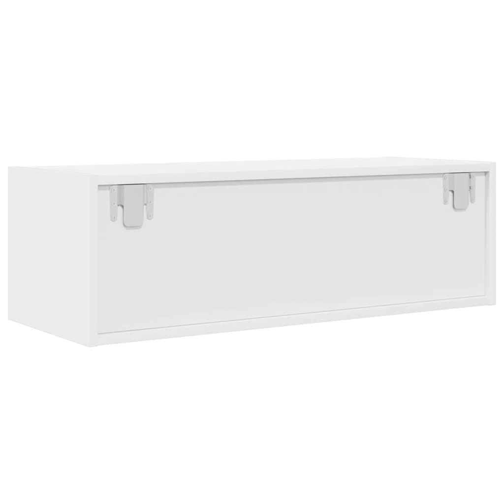 vidaXL Szafki pod TV 2 szt. Białe 80x31x25,5 cm Drewno klejone