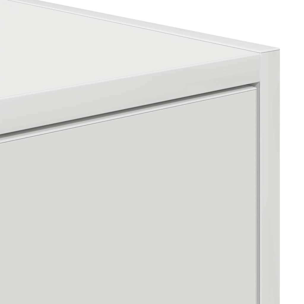 vidaXL Szafki pod TV 2 szt. Białe 80x31x25,5 cm Drewno klejone