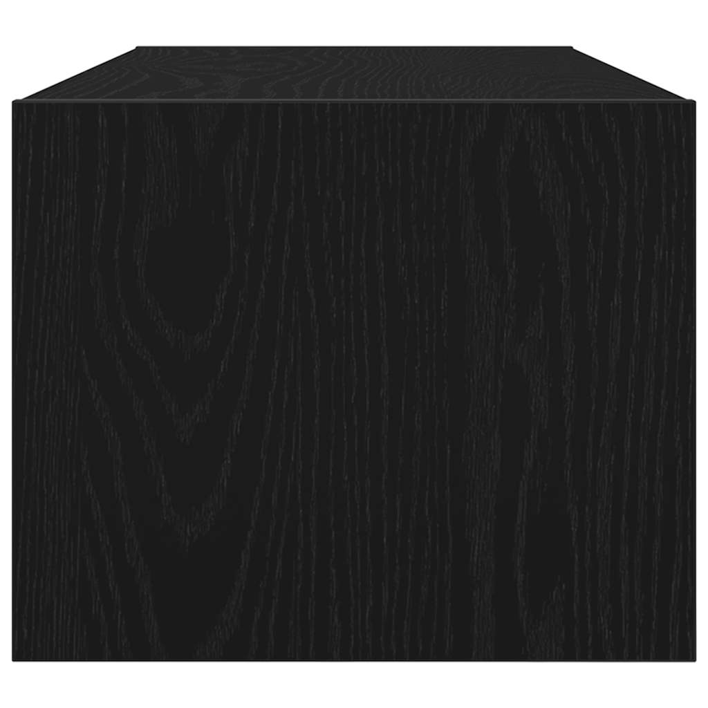 vidaXL Szafki RTV 2 szt. Dąb czarny 80x31x25,5 cm Drewno klejone