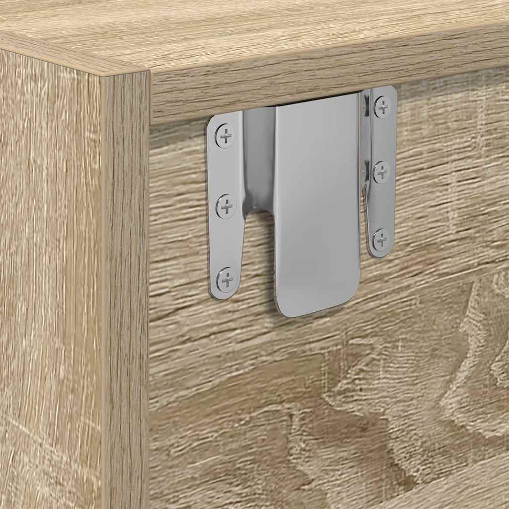 vidaXL Szafki RTV 2 szt. Dąb Sonoma 80x31x25,5 cm Drewno klejone