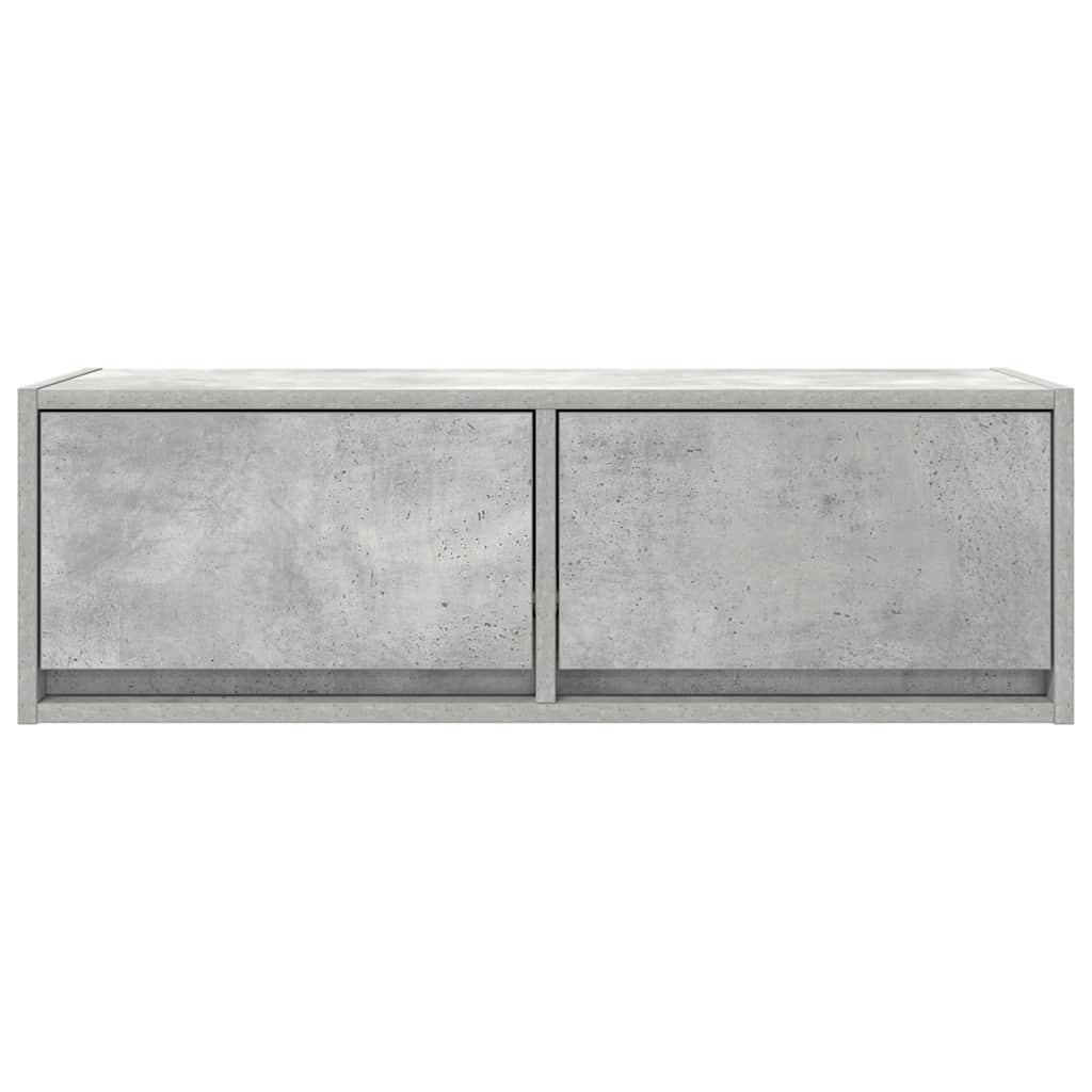vidaXL Szafka RTV Betonowa Szara 80x31x25,5 cm Drewno klejone