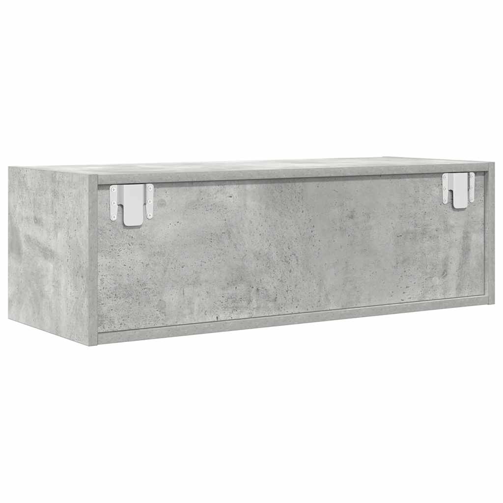 vidaXL Szafka RTV Betonowa Szara 80x31x25,5 cm Drewno klejone