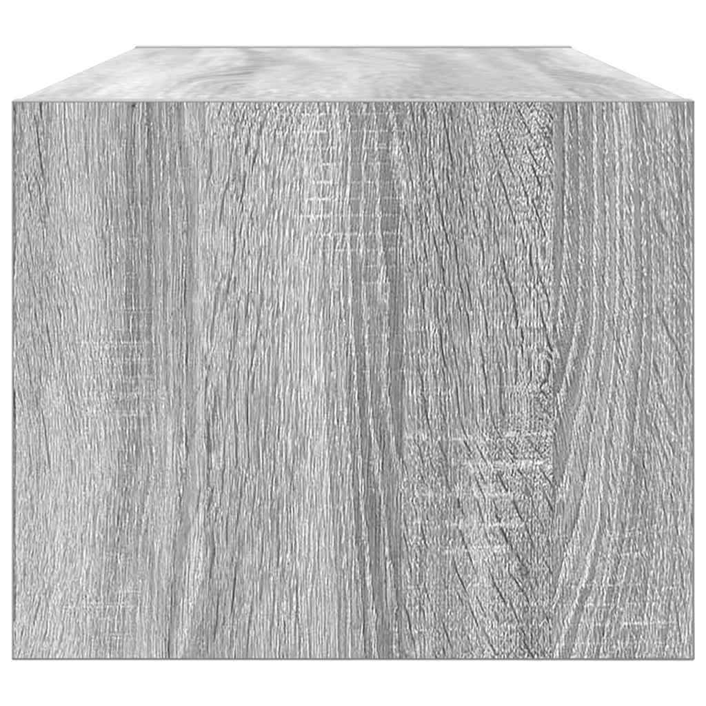 vidaXL Szafka RTV Szara Sonoma 80x31x25,5 cm Drewno klejone