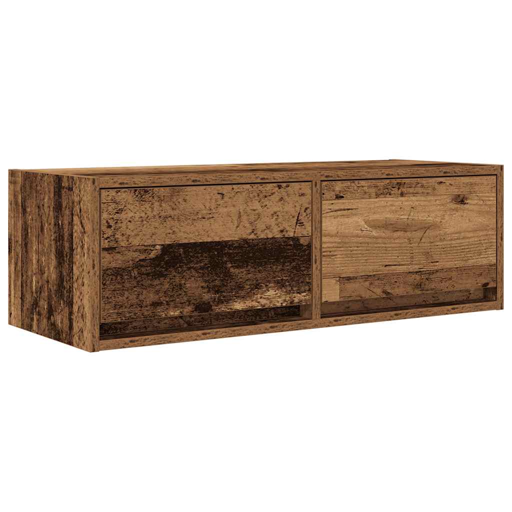 vidaXL Szafka RTV Stare drewno 80x31x25,5 cm Drewno klejone
