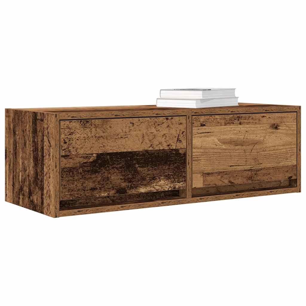 vidaXL Szafka RTV Stare drewno 80x31x25,5 cm Drewno klejone