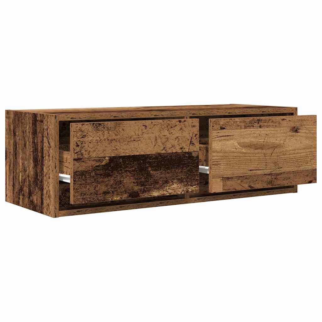 vidaXL Szafka RTV Stare drewno 80x31x25,5 cm Drewno klejone