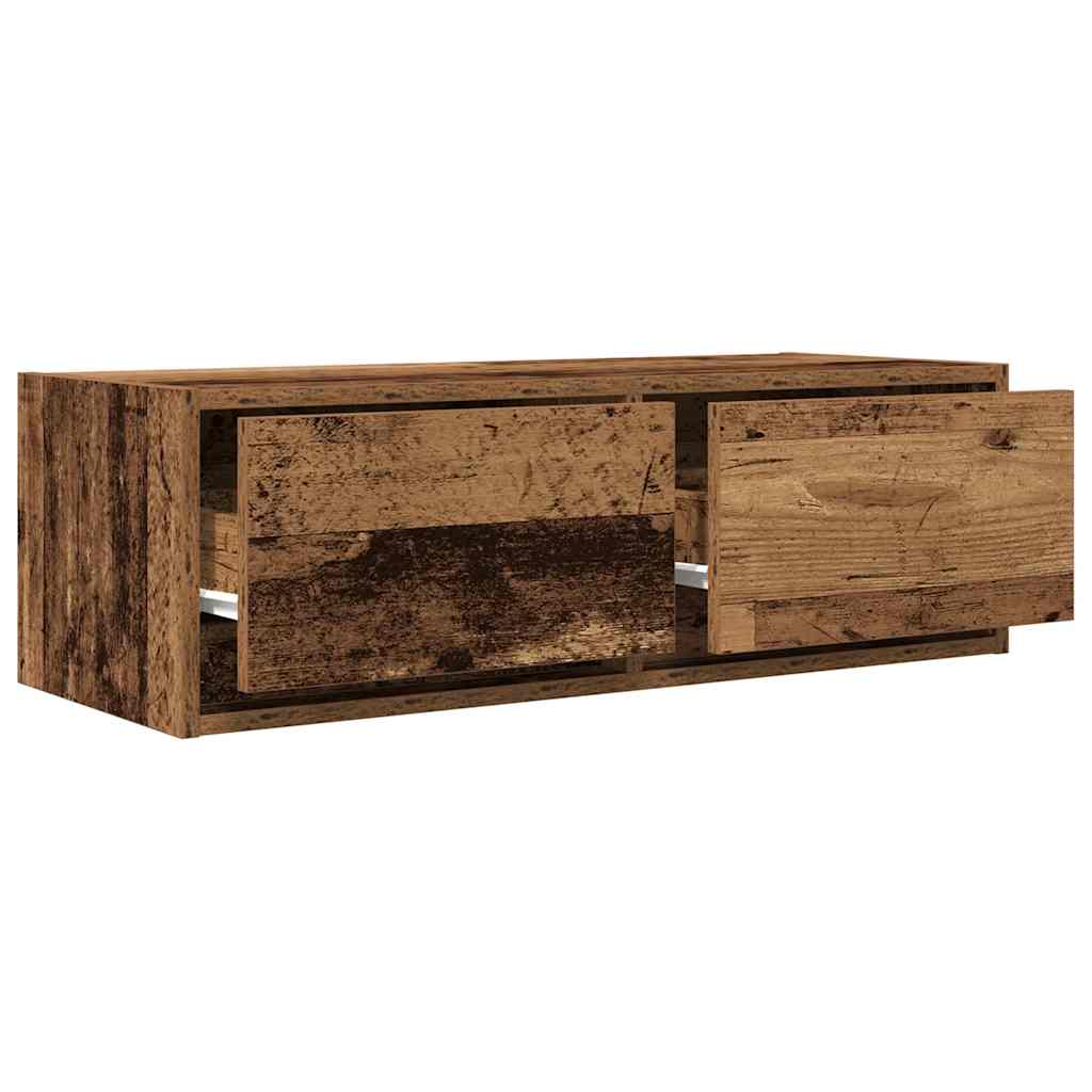 vidaXL Szafki RTV 2 szt. Stare drewno 80x31x25,5 cm Drewno klejone