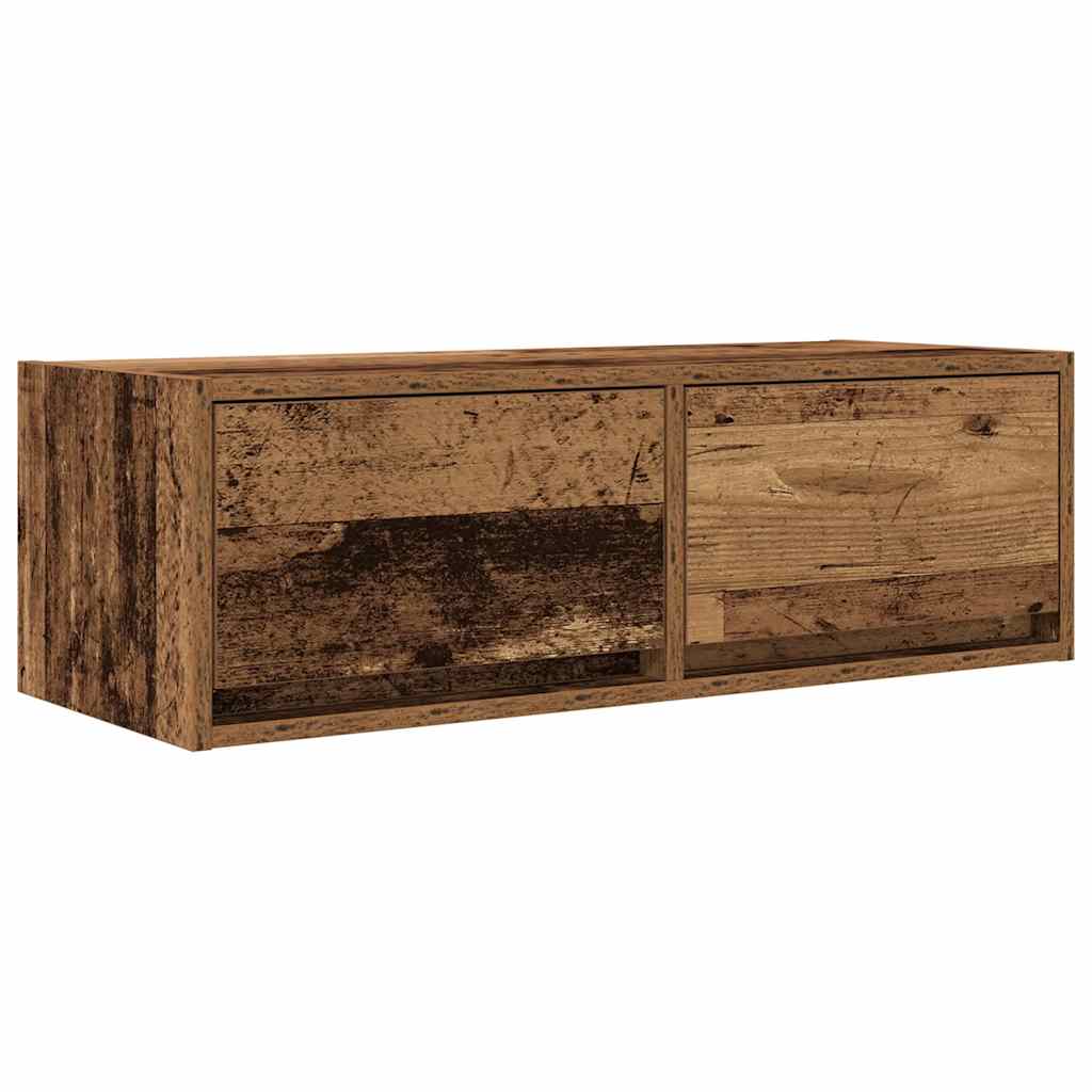 vidaXL Szafki RTV 2 szt. Stare drewno 80x31x25,5 cm Drewno klejone