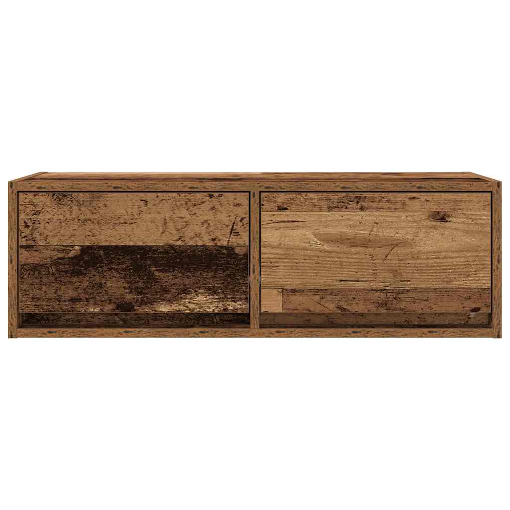 vidaXL Szafki RTV 2 szt. Stare drewno 80x31x25,5 cm Drewno klejone