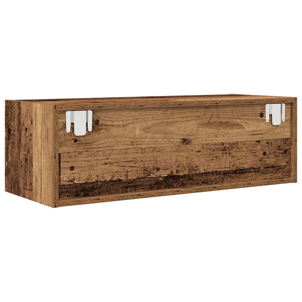 vidaXL Szafki RTV 2 szt. Stare drewno 80x31x25,5 cm Drewno klejone