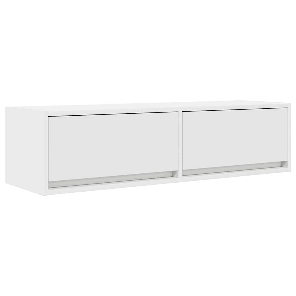 vidaXL Szafka pod telewizor z szufladą Biały 100 x 31 x 25,5 cm