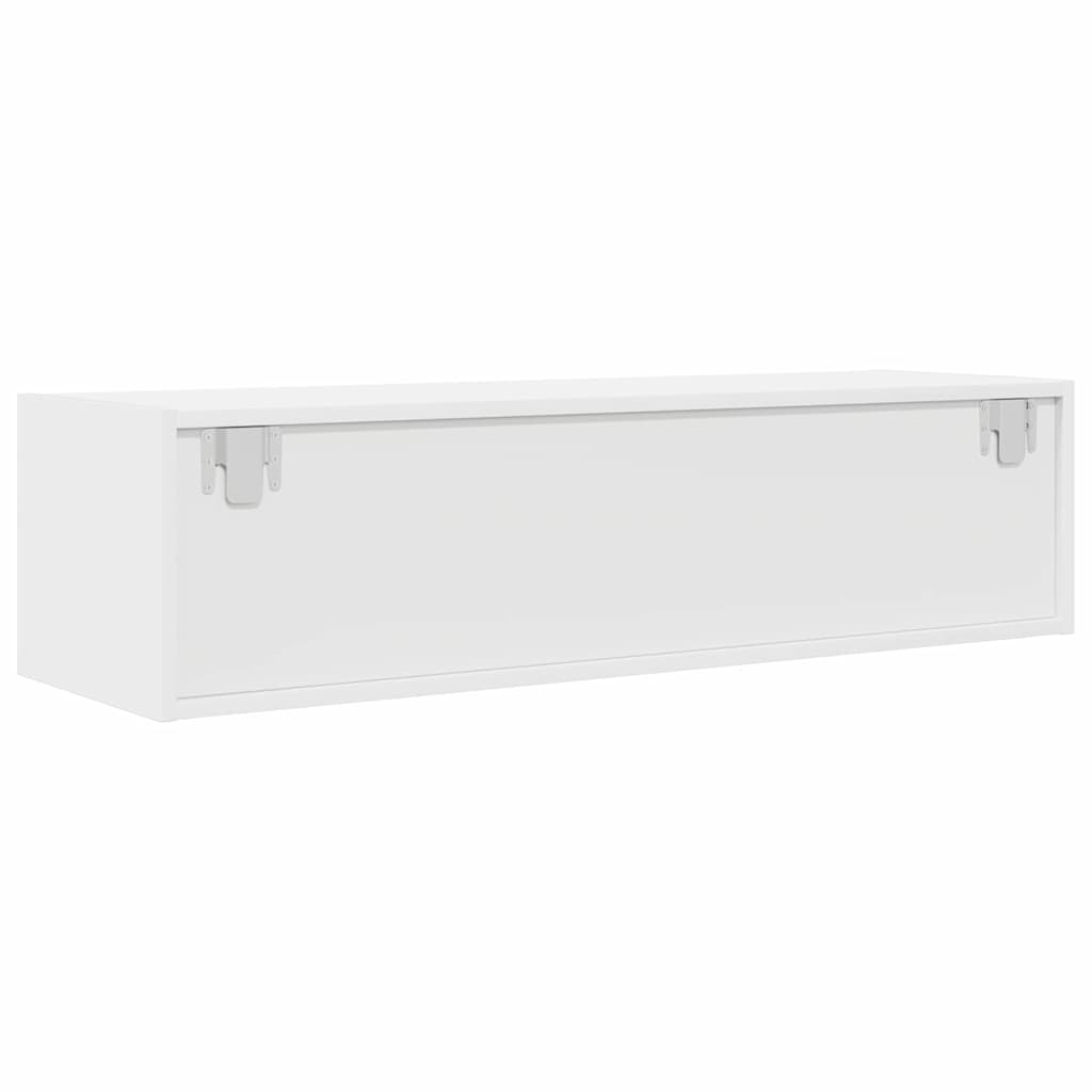 vidaXL Szafka pod telewizor z szufladą Biały 100 x 31 x 25,5 cm