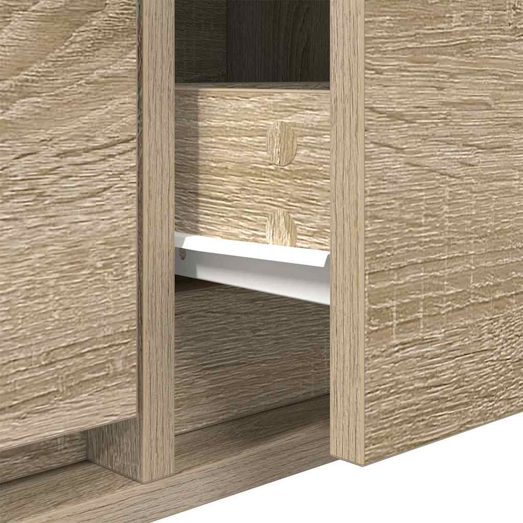 vidaXL Szafka pod telewizor z szufladą dąb sonoma 100 x 31 x 25,5 cm