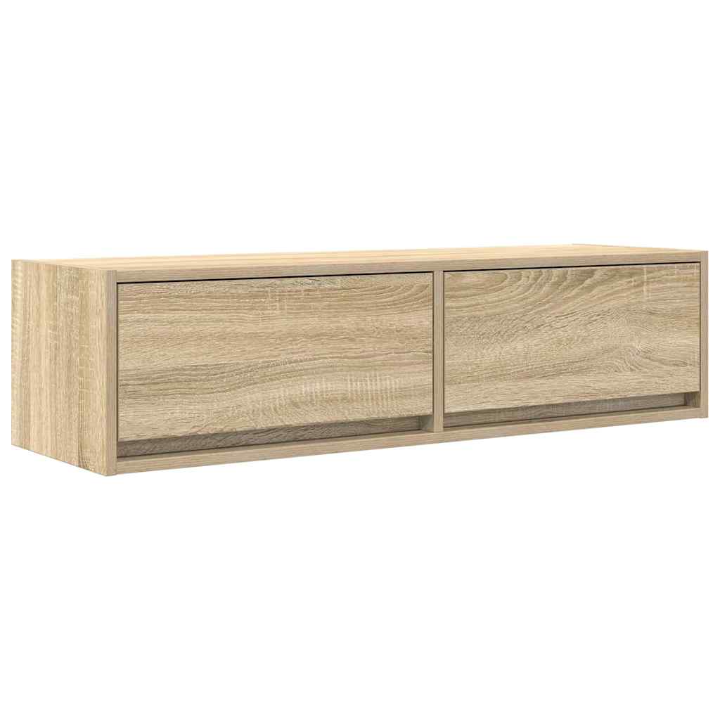 vidaXL Szafka pod telewizor z szufladą dąb sonoma 100 x 31 x 25,5 cm