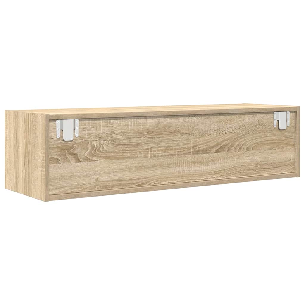 vidaXL Szafka pod telewizor z szufladą dąb sonoma 100 x 31 x 25,5 cm